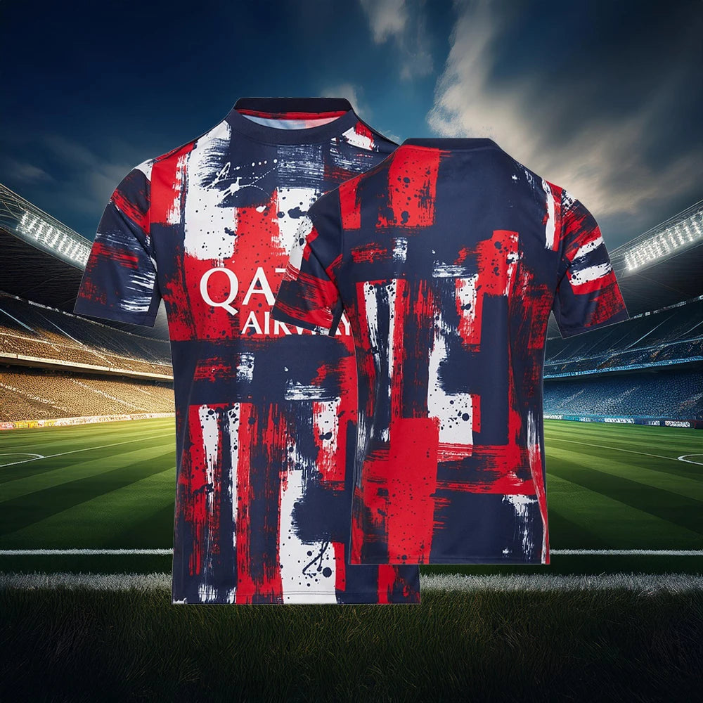 Maillot Paris Saint-Germain échauffement pour adulte et enfant