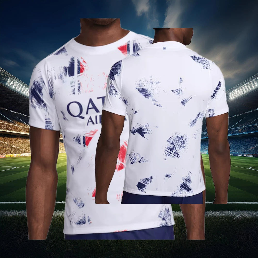 Maillot Paris Saint-Germain échauffement pour adulte et enfant