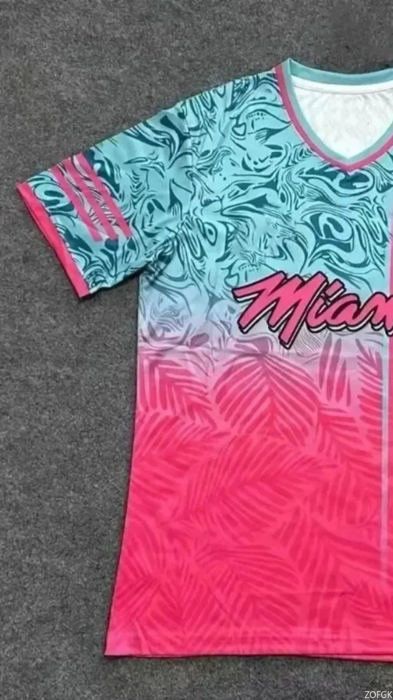 Maillot extérieur inter miami nouvelle collection 2025 imprimé dessin animé
