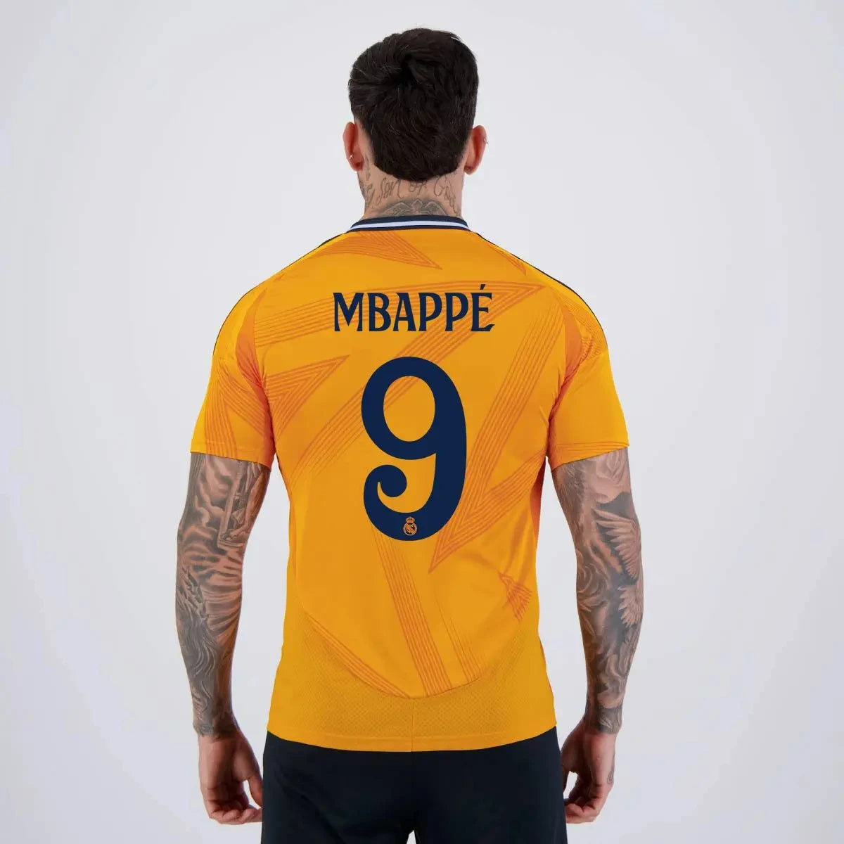REAL MADRID MAILLOT EXTÉRIEUR 2024/2025 FLOCAGE MBAPPE POUR ADULTE ET ENFANT