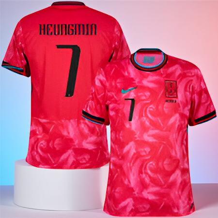 Corée du Sud HEUNGMIN maillot pour adultes et enfants